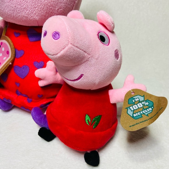 Peppa Pig Plush Toys I Love You George Pig Mini Peppa - Picture 5 of 8